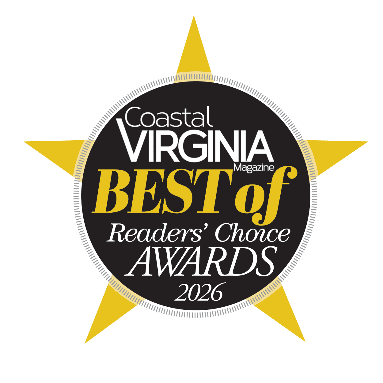 Coastal Virginia Best Of 2026 award