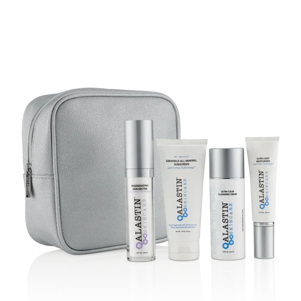 An all-in-one procedure enhancement system is designed to help prepare skin and accelerate results when used before and after cosmetic treatments.