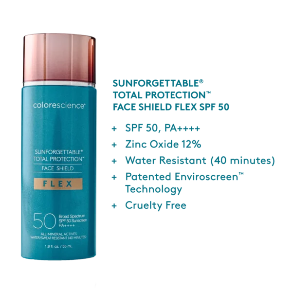 Color Science Sunforgettable® Total Protection® Face Shield Flex SPF 50 - Light - Image 4